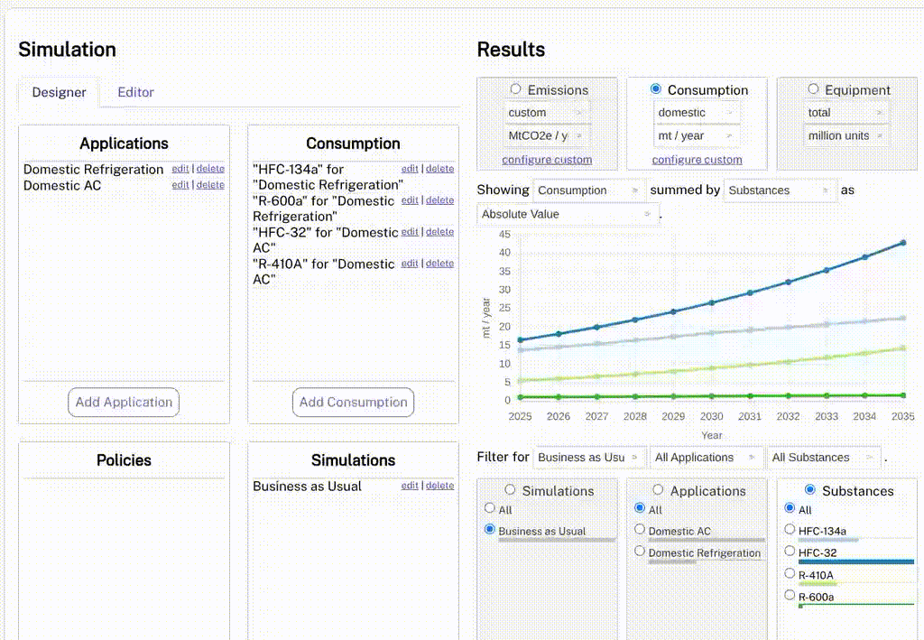 Animated gif showing how to add a sales permit policy