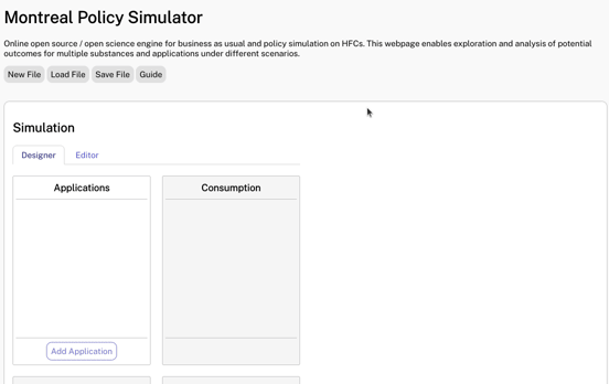 Animated GIF of making the first substance.