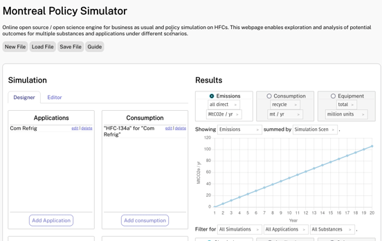 Animated GIF of adding the second simulation