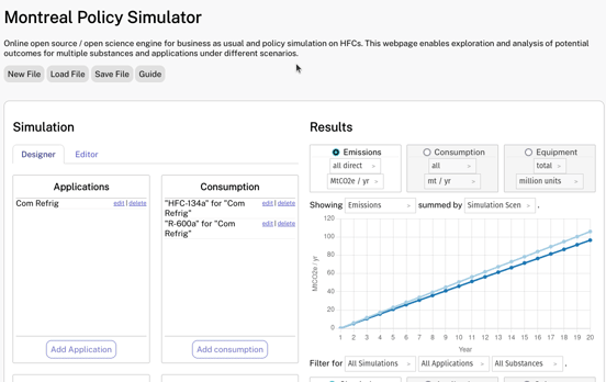 Animated GIF of adding the new simulations
