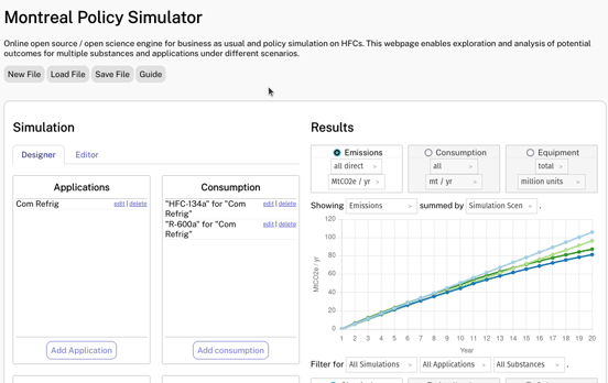 Animated GIF of adding the new policy